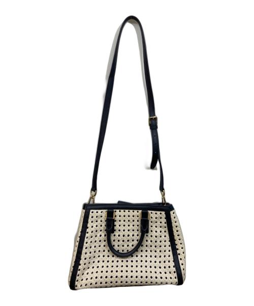 TORY BURCH（トリーバーチ）TORY BURCH (トリーバーチ) ロビンソントートバッグ ホワイトの古着・服飾アイテム