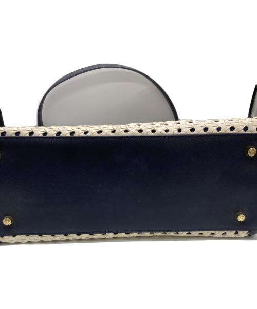 TORY BURCH（トリーバーチ）TORY BURCH (トリーバーチ) ロビンソントートバッグ ホワイトの古着・服飾アイテム