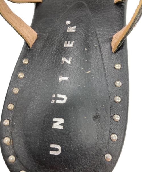 UNUTZER（ウヌッツァー）UNUTZER (ウヌッツァー) サンダル ブラック サイズ:	SIZE 36の古着・服飾アイテム
