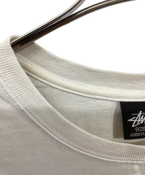 stussy（ステューシー）stussy (ステューシー) ロゴTシャツ ホワイト サイズ:	SIZE Mの古着・服飾アイテム