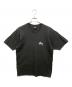 stussy（ステューシー）の古着「ロゴTシャツ」｜ブラック