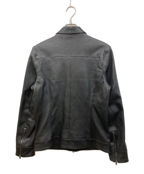 Junhashimoto（ジュンハシモト）Junhashimoto (ジュンハシモト) L02 STRETCH ZIP SHIRTS ブラック サイズ:4の古着・服飾アイテム