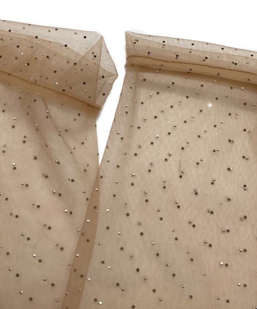 LeJa（レジャ）LeJa (レジャ) 2WAYリボンビスチェドットストーンベロアIラインドレス ブラック サイズ:SIZE Mの古着・服飾アイテム