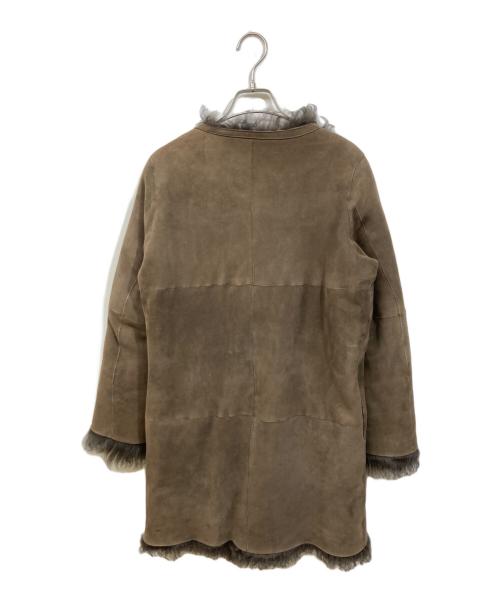 unknown（アンノーン）Unknown (アンノーン) ムートンスウェードコート ブラウン サイズ:Freeの古着・服飾アイテム