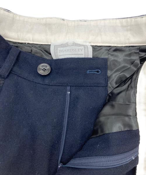BEARDSLEY（ビアズリー）BEARDSLEY (ビアズリー) ウールパンツ ネイビー サイズ:SIZE FREEの古着・服飾アイテム