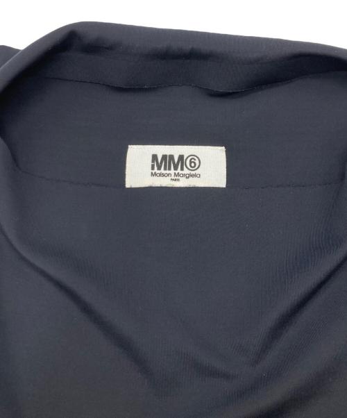 MM6 Maison Margiela（エムエムシックスメゾンマルジェラ）MM6 Maison Margiela (エムエムシックスメゾンマルジェラ) アシンメトリーオーバーワンピース ブラック サイズ:SIZE Sの古着・服飾アイテム