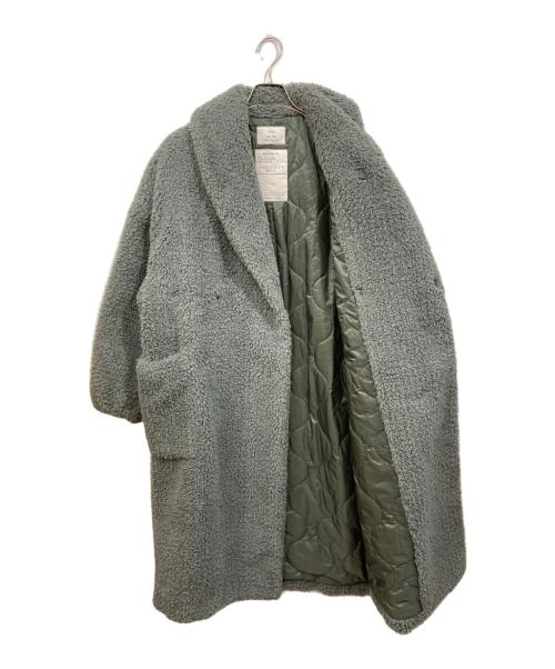 HYKE（ハイク）HYKE (ハイク) FAUX SHEARING MEDICAL COAT グレー サイズ:Sの古着・服飾アイテム