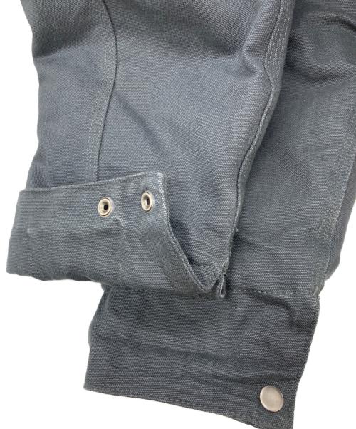 corner stone（コーナー ストーン）Corner Stone (コーナー ストーン) ダッククロスワークジャケット チャコールグレー サイズ:Mの古着・服飾アイテム