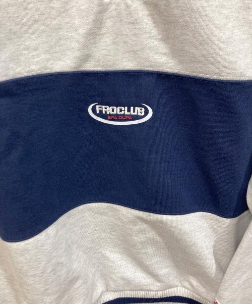 PROCLUB（プロクラブ）PROCLUB (プロクラブ) ハーフジップスウェット グレー サイズ:	SIZE Lの古着・服飾アイテム