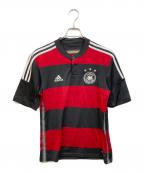 adidasアディダス）の古着「ゲームシャツ」｜レッド