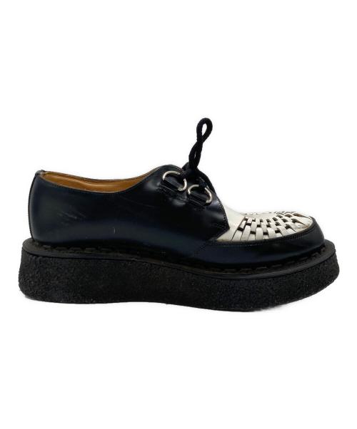 GEORGE COX（ジョージコックス）GEORGE COX (ジョージコックス) ラバーソールシューズ ブラック サイズ:SIZE 7の古着・服飾アイテム