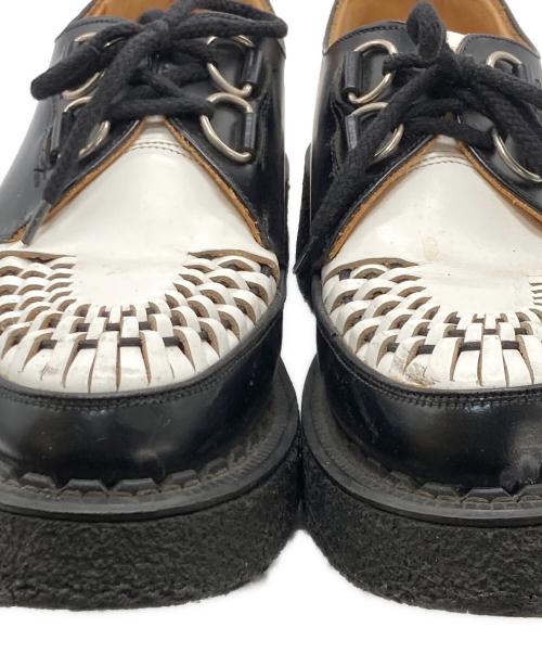 GEORGE COX（ジョージコックス）GEORGE COX (ジョージコックス) ラバーソールシューズ ブラック サイズ:SIZE 7の古着・服飾アイテム