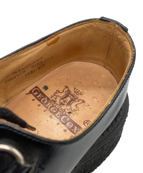 GEORGE COX（ジョージコックス）GEORGE COX (ジョージコックス) ラバーソールシューズ ブラック サイズ:SIZE 7の古着・服飾アイテム