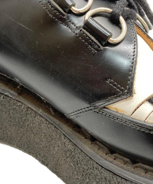 GEORGE COX（ジョージコックス）GEORGE COX (ジョージコックス) ラバーソールシューズ ブラック サイズ:SIZE 7の古着・服飾アイテム