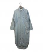 MADISON BLUEマディソンブルー）の古着「ハンプトンシャンブレーシャツワンピース」｜インディゴ