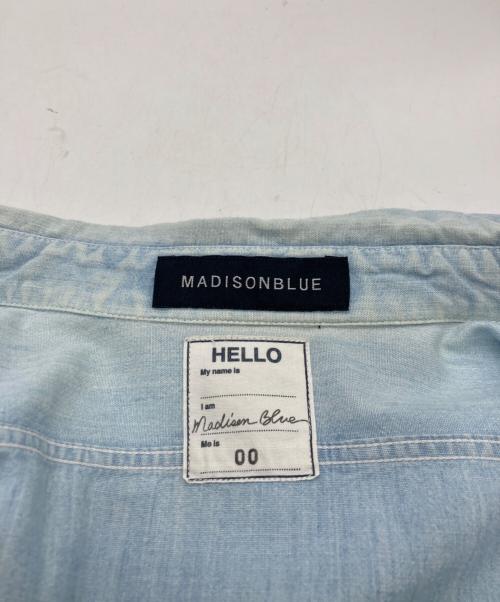 MADISON BLUE（マディソンブルー）MADISON BLUE (マディソンブルー) ハンプトンシャンブレーシャツワンピース インディゴ サイズ:	SIZE 00の古着・服飾アイテム
