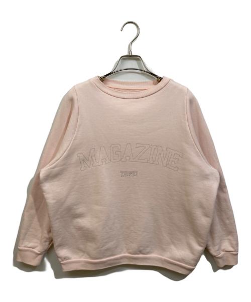 THIRD MAGAZINE（サードマガジン）THIRD MAGAZINE (サードマガジン) ロゴスウェット ピンク サイズ:	SIZE 9の古着・服飾アイテム