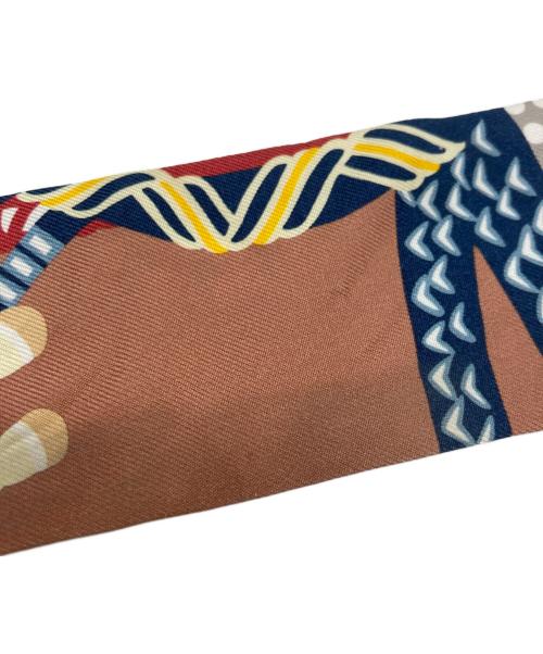 HERMES（エルメス）HERMES (エルメス) ツイリースカーフ ブラウンの古着・服飾アイテム