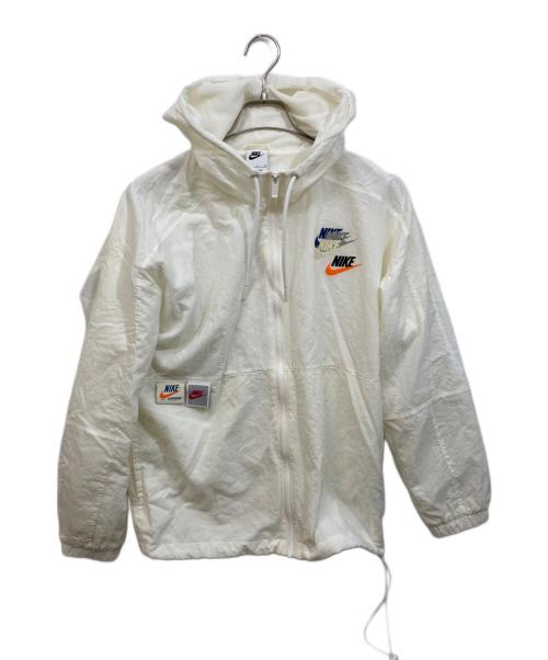 NIKE（ナイキ）NIKE (ナイキ) ナイロンジャケット ホワイト サイズ:	SIZE Sの古着・服飾アイテム