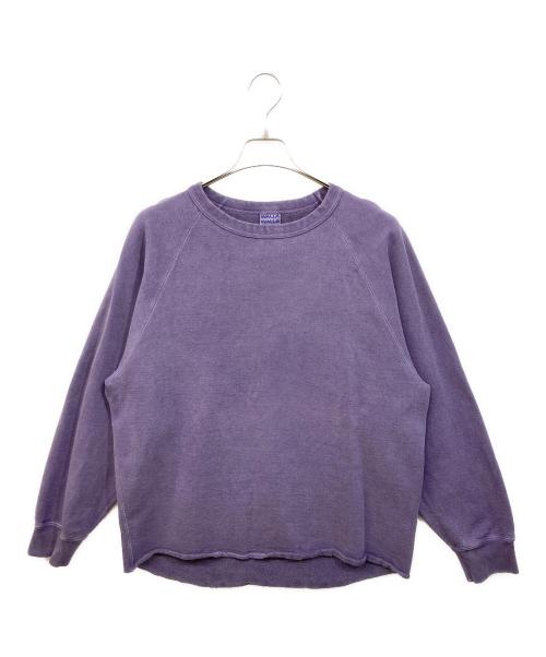 WALLA  WALLA SPORTS（ワラワラスポーツ）WALLA  WALLA SPORTS (ワラワラスポーツ) クルーネックスウェット パープル サイズ:SIZE Lの古着・服飾アイテム