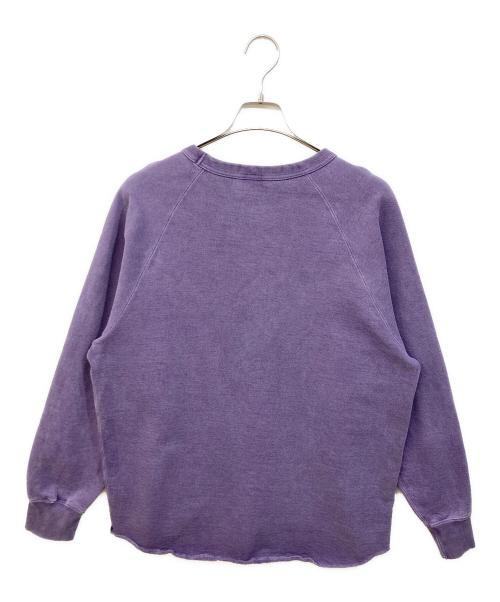 WALLA  WALLA SPORTS（ワラワラスポーツ）WALLA  WALLA SPORTS (ワラワラスポーツ) クルーネックスウェット パープル サイズ:SIZE Lの古着・服飾アイテム