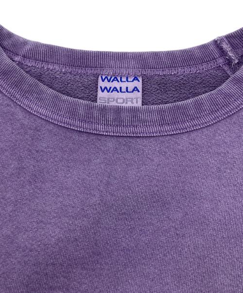 WALLA  WALLA SPORTS（ワラワラスポーツ）WALLA  WALLA SPORTS (ワラワラスポーツ) クルーネックスウェット パープル サイズ:SIZE Lの古着・服飾アイテム