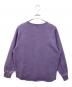 WALLA  WALLA SPORTS (ワラワラスポーツ) クルーネックスウェット パープル サイズ:SIZE L：5000円