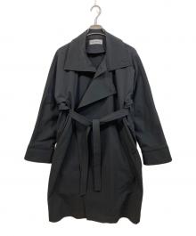 ISSEY MIYAKE（イッセイミヤケ）の古着「トレンチコート」｜ブラック