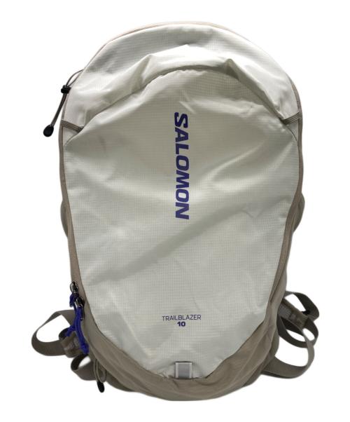 SALOMON（サロモン）SALOMON (サロモン) TRAILBLAZER 10 リュック ホワイト×ベージュの古着・服飾アイテム