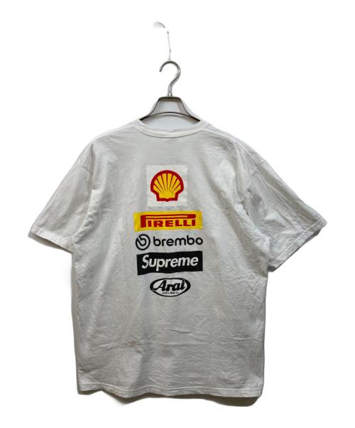 SUPREME（シュプリーム）SUPREME (シュプリーム) DUCATI (ドゥカティ) Ducati Logos Tee ホワイト サイズ:	SIZE XLの古着・服飾アイテム