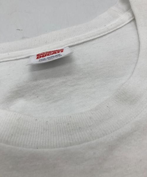 SUPREME（シュプリーム）SUPREME (シュプリーム) DUCATI (ドゥカティ) Ducati Logos Tee ホワイト サイズ:	SIZE XLの古着・服飾アイテム