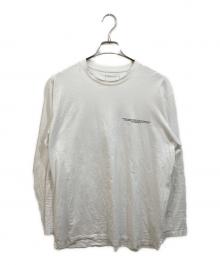 Y-3（ワイスリー）の古着「LOGO LS TEE」｜ホワイト