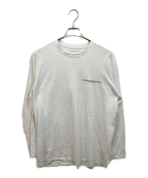 Y-3（ワイスリー）Y-3 (ワイスリー) LOGO LS TEE ホワイト サイズ:Lの古着・服飾アイテム