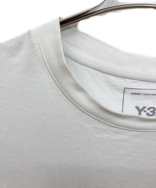 Y-3（ワイスリー）Y-3 (ワイスリー) LOGO LS TEE ホワイト サイズ:Lの古着・服飾アイテム