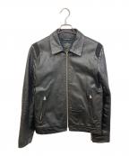 R.NEWBOLDアールニューボールド）の古着「カウレザージャケット」｜ブラック
