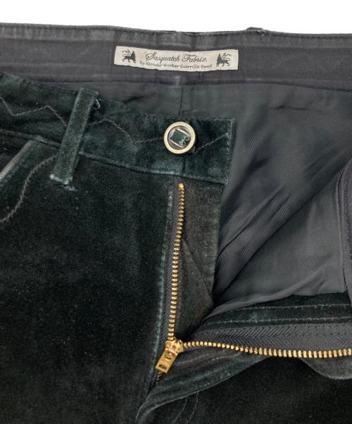 SASQUATCHfabrix.（サスクワッチファブリックス）SASQUATCHfabrix. (サスクワッチファブリックス) スウェードレザーハーフパンツ ブラック サイズ:Ｍの古着・服飾アイテム