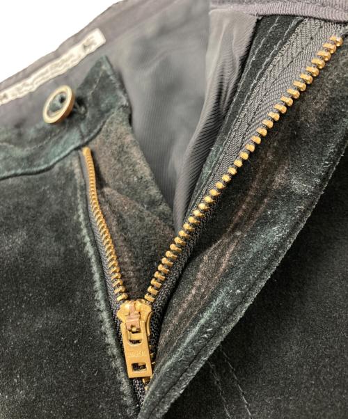 SASQUATCHfabrix.（サスクワッチファブリックス）SASQUATCHfabrix. (サスクワッチファブリックス) スウェードレザーハーフパンツ ブラック サイズ:Ｍの古着・服飾アイテム