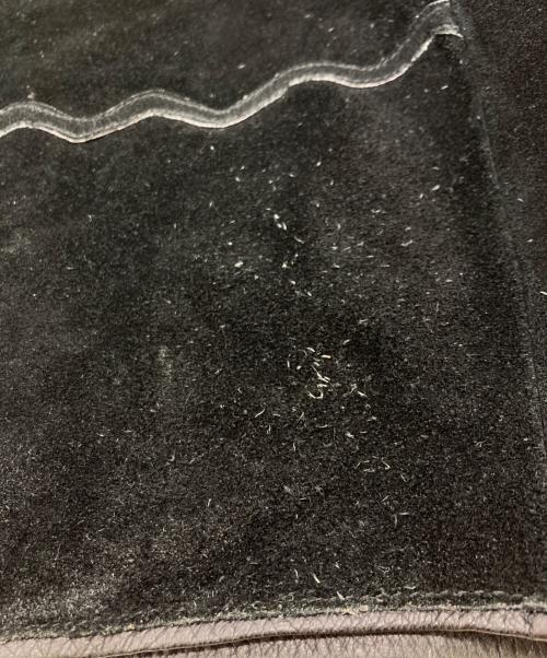 SASQUATCHfabrix.（サスクワッチファブリックス）SASQUATCHfabrix. (サスクワッチファブリックス) スウェードレザーハーフパンツ ブラック サイズ:Ｍの古着・服飾アイテム