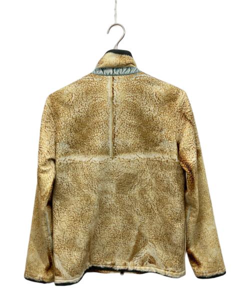 TALKING ABOUT THE ABSTRACTION（トーキング アバウト ジ アブストラクション）TALKING ABOUT THE ABSTRACTION (トーキング アバウト ジ アブストラクション) フリース転写ジャケット イエロー サイズ:Lの古着・服飾アイテム