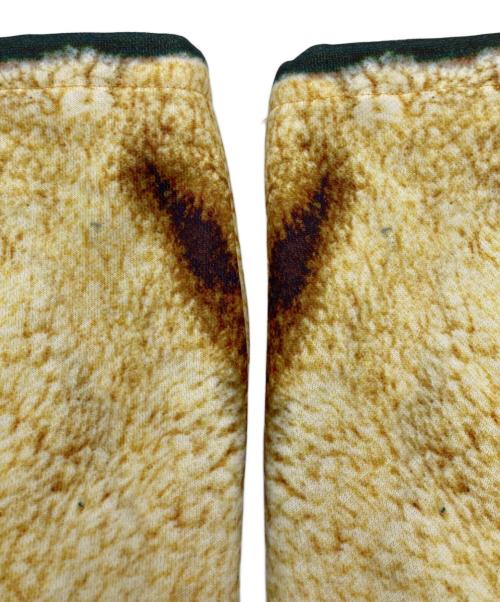 TALKING ABOUT THE ABSTRACTION（トーキング アバウト ジ アブストラクション）TALKING ABOUT THE ABSTRACTION (トーキング アバウト ジ アブストラクション) フリース転写ジャケット イエロー サイズ:Lの古着・服飾アイテム