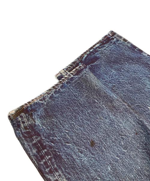 TALKING ABOUT THE ABSTRACTION（トーキング アバウト ジ アブストラクション）TALKING ABOUT THE ABSTRACTION (トーキング アバウト ジ アブストラクション) デニム転写スウェットパンツ インディゴ サイズ:Mの古着・服飾アイテム