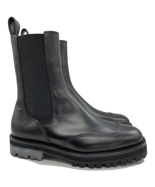DRIES VAN NOTEN（ドリスヴァンノッテン）DRIES VAN NOTEN (ドリスヴァンノッテン) カーフレザーチェルシーブーツ ブラック サイズ:36の古着・服飾アイテム