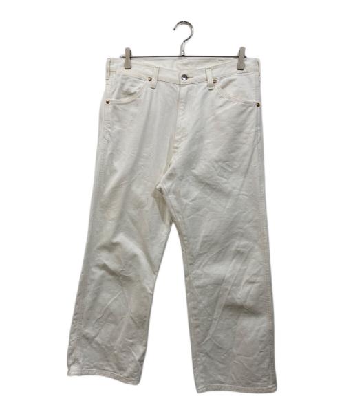 Wrangler（ラングラー）Wrangler (ラングラー) ホワイトデニムパンツ ホワイト サイズ:Lの古着・服飾アイテム