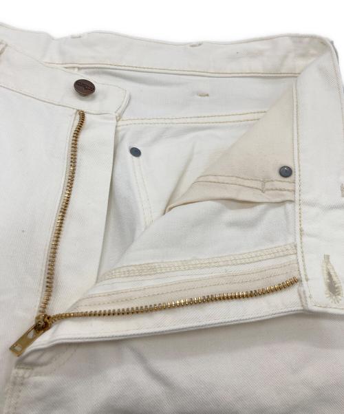 Wrangler（ラングラー）Wrangler (ラングラー) ホワイトデニムパンツ ホワイト サイズ:Lの古着・服飾アイテム