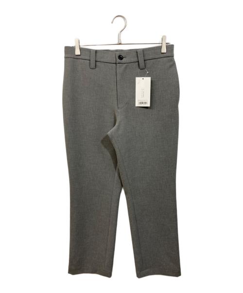 N.HOOLYWOOD（エヌ ハリウッド）N.HOOLYWOOD (エヌ ハリウッド) ダブルクロスストレートパンツ グレー サイズ:38の古着・服飾アイテム
