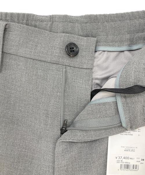 N.HOOLYWOOD（エヌ ハリウッド）N.HOOLYWOOD (エヌ ハリウッド) ダブルクロスストレートパンツ グレー サイズ:38の古着・服飾アイテム