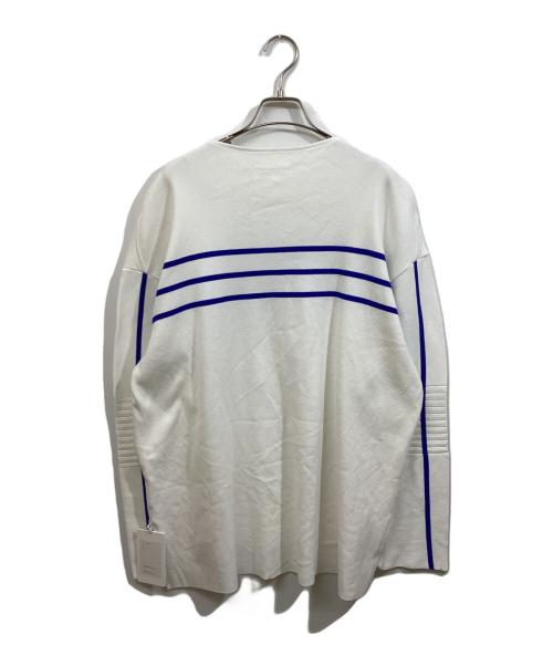 beta post（ベータポスト）beta post (ベータポスト) STRAW STRIPE BASQUE SHIRT ホワイト サイズ:	SIZE 3の古着・服飾アイテム