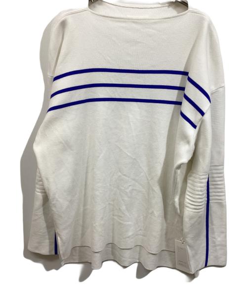 beta post（ベータポスト）beta post (ベータポスト) STRAW STRIPE BASQUE SHIRT ホワイト サイズ:	SIZE 3の古着・服飾アイテム