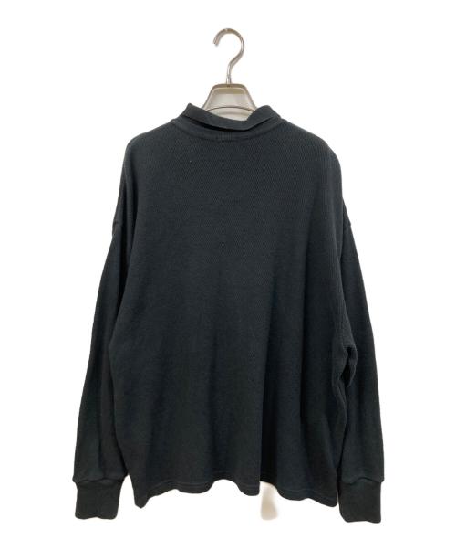 crepuscule（クレプスキュール）crepuscule (クレプスキュール) URBAN RESEARCH (アーバンリサーチ) Thermal Game Shirts ブラック サイズ:SIZE 2の古着・服飾アイテム