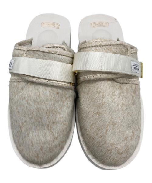 suicoke（スイコック）suicoke (スイコック) JOURNAL STANDARD (ジャーナルスタンダード) ハラコサンダル ホワイト サイズ:27ｃｍの古着・服飾アイテム